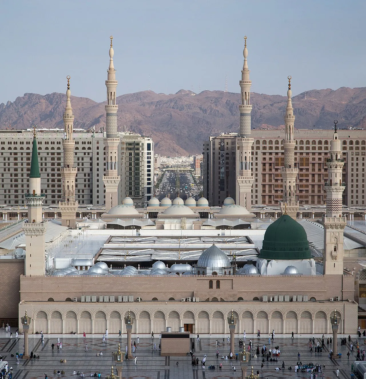 Masjid an-Nabawi in Madinah, Saudi Arabia